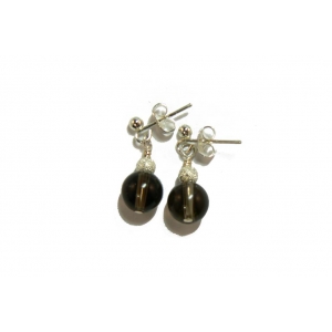 Brown Smoky Quartz Drop Earrings Brown Smoky Quartz Drop Earrings
